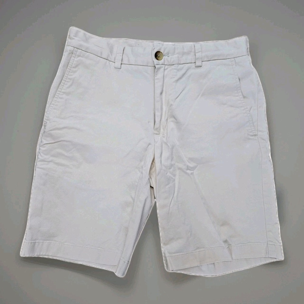 Vineyard Vines Breaker Chino Khaki Shorts 28 Short Stretchā Hiking 8" Inseam
